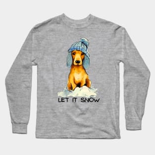 LET IT SNOW - Dachshund Long Sleeve T-Shirt